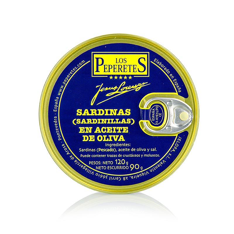Sardinillas, uden hoved, i olivenolie, Los Peperetes - der er ingen bedre, 120 g! -