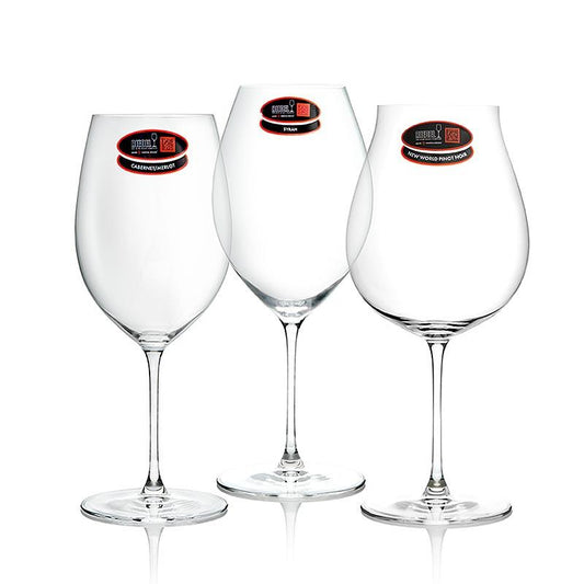 Riedel glas Veritas - Tasting Sæt med rødvin (5449/74), i gaveæske, 3 St - Non Food / Hardware / grill tilbehør - Vin & Bar Non Food -