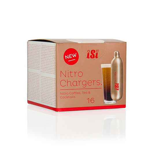 Nitro engangskapsler, nitro Cold Brew Coffee (ren nitrogen), Isi, 16 St - Non Food / hardware / Grillware - køkkenmaskiner -