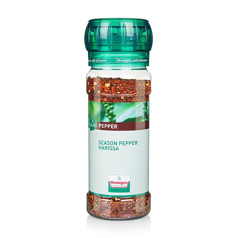 Verstegen - Sæson Pepper Harissa ren, peberfrugt urt blandet med salt, 270 g - Asien & Etnisk mad - nordafrikanske og Levant køkken -