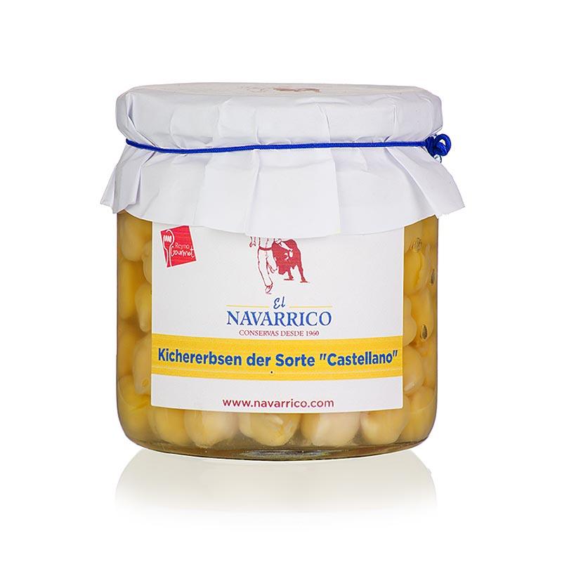 Kikærter "Castellano" i Lake, Navarrico, 325 g - ris, bælgfrugter, nødder, kastanjer - linser, bønner, bælgfrugter -