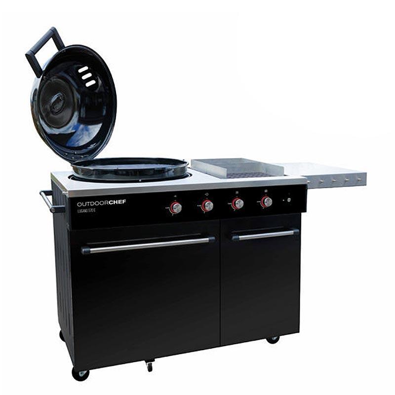 Outdoorchef grill Lugano 570 G, Steakhaus- u. Side brænder, gasdrift, 1 St - Non Food / Hardware / grill tilbehør - Havegrill og tilbehør -