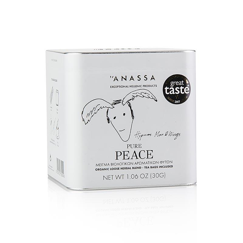 Anassa Pure Peace Te (urtete), løs med 20 poser, BIO, 30 g - kaffe, te, sodavand - te -
