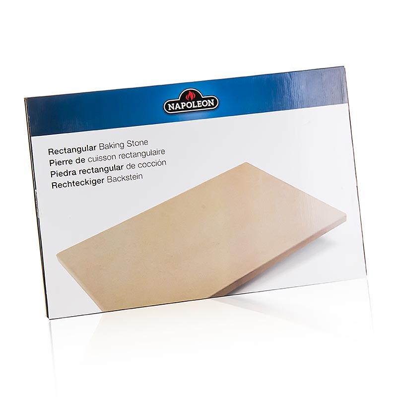 Grill tilbehør - Pizza sten, rektangulære, 51x34x1,8cm, 1 m - Non Food / Hardware / grill tilbehør - Havegrill og tilbehør -