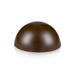 Chokolade form halvkugle, høj, mørk, ø 80x40mm, 900 g, 45 St -