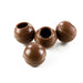Trøffel hule kugler, mælke chokolade, ø 26mm, Läderach, 1.644 kg, 567 St -