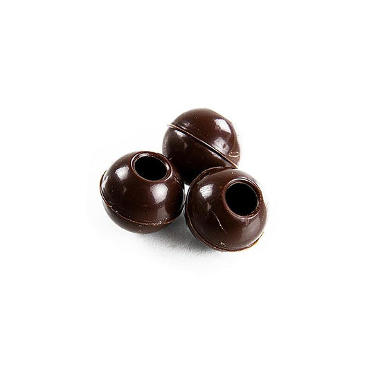 Trøffel hule kugler, mørk chokolade, ø 20 mm, Läderach, 1,134 kg, 630 St -