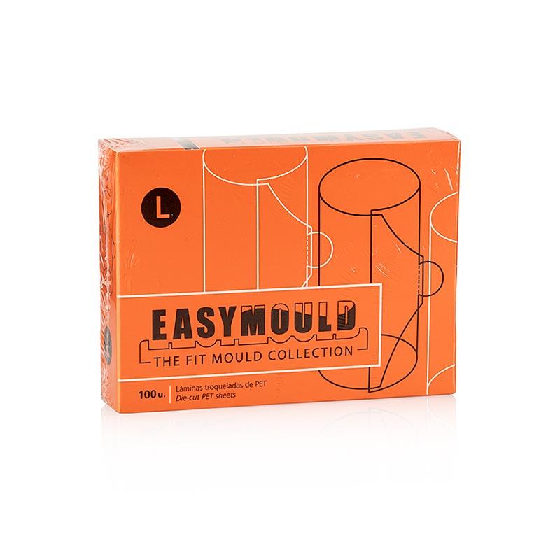 Easymould Rendondo film, runde, ø25x80mm, 100% Chef (60/0006), 100 St - Molecular Cooking - molekylær & avantgarde køkken -