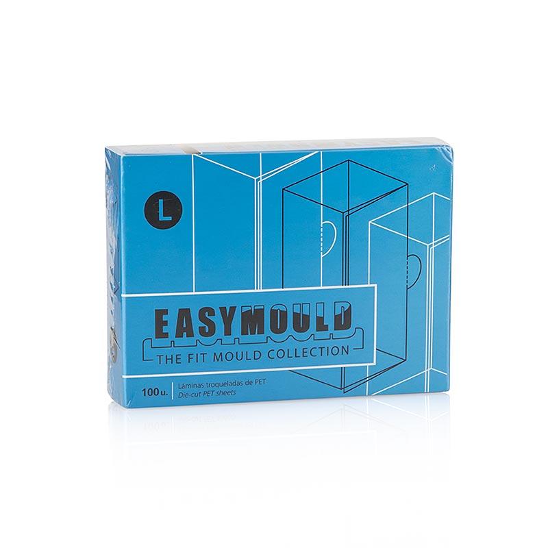 Easymould Cuadrado film, firkantet, ø2x2x8cm, 100% Chef (60/0009), 100 St - Molecular Cooking - molekylær & avantgarde køkken -
