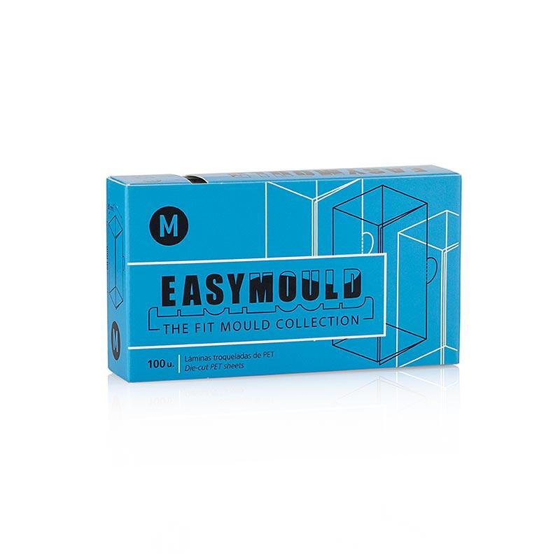 Easymould Cuadrado film, firkantet, ø2x2x6cm, 100% Chef (60/0008), 100 St - Molecular Cooking - molekylær & avantgarde køkken -