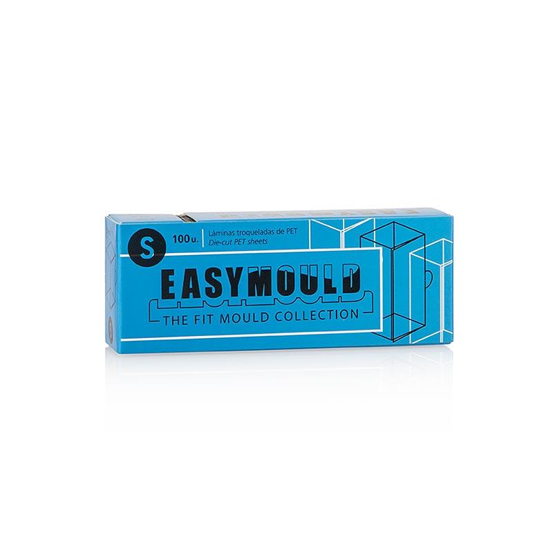 Easymould Cuadrado film, firkantet, ø2x2x4cm, 100 film, 100% Chef (60/0007), 100 St - Molecular Cooking - molekylær & avantgarde køkken -