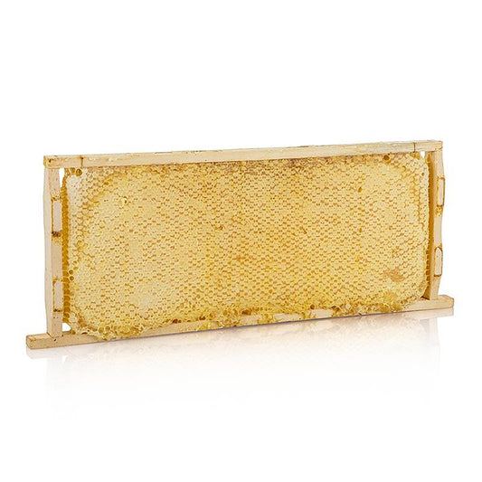 Honeycomb honning i træramme, Europa, ca.46,5x18,5x3,5cm, Alemany, ca.2,25 kg - honning, marmelade, frugt opslag - honning -