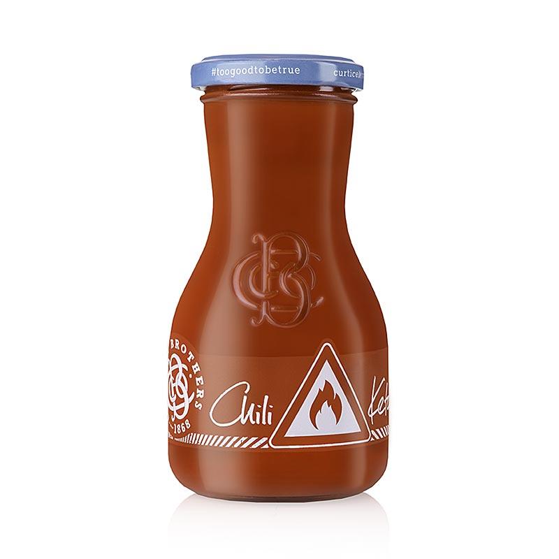 Økologisk Chili ketchup, Curtice Brothers, BIO, 270 ml - BIO range - BIO pickles, saucer, krydrede -
