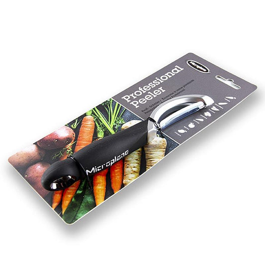 Peeler, skrællekniv, håndtag sort / soft-touch, en St - Non Food / Hardware / grill tilbehør - køkkenmaskiner -