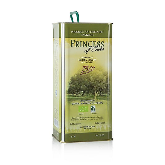 Olivenolie Plora - Prinsesse af Kreta, Grækenland, BIO, 5 l - BIO rækkevidde - BIO eddiker, olier, fedtstoffer -