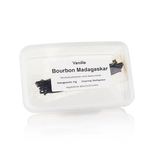 Bourbon vanille bønner fra Madagaskar, omkring 7 barer, 25 g -