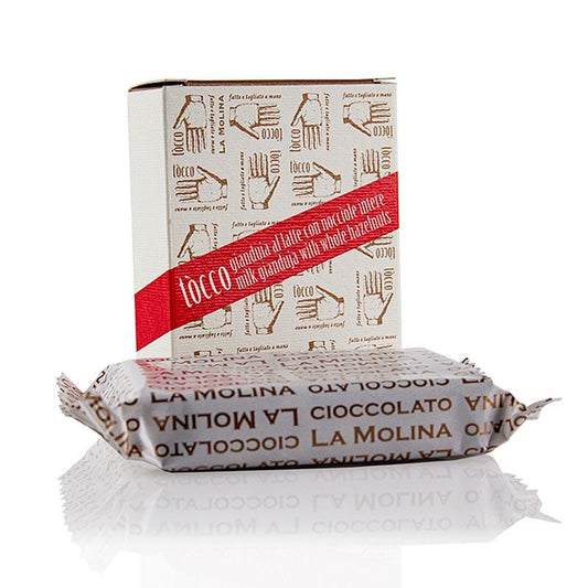 TOCCO - gianduia mælkechokolade m. Piedmontese hasselnødder, La Molina, 100 g -