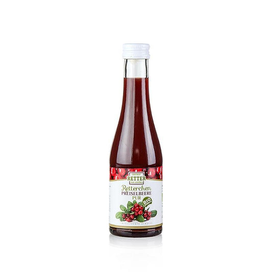 Cranberry 100% frugtsaft, frugtplantage redningsmand, BIO, 190 ml - BIO-range - BIO frugtprodukter, juices -