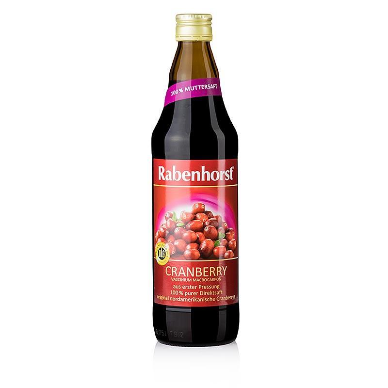 Cranberry juice, Rabenhorst, 750 ml - kaffe, te, sodavand - Sodavand -
