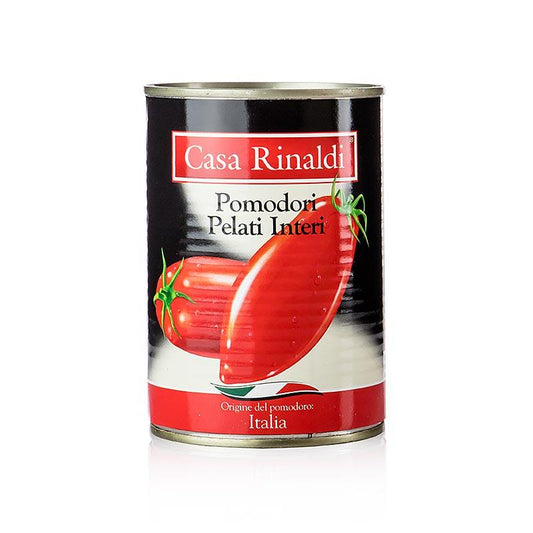 Tomater, flåede, hele (Pomodori Pelati), Casa Rinaldi, 400 g -