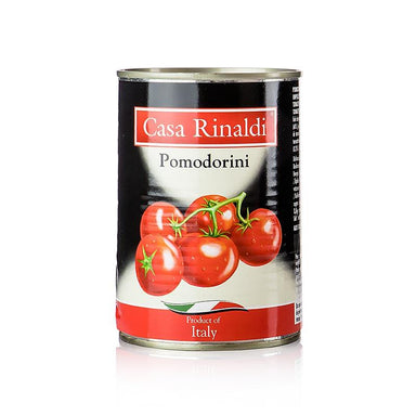 Cherry tomater, hele (pomodorini), Casa Rinaldi, 400 g - pickles, konserves, antipasti - Pickles & Tørret -
