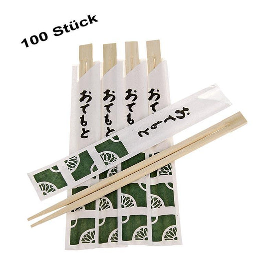 Sushi spisepinde Kina, Disposable, Bamboo, Dekorativ pakket, 100 Par