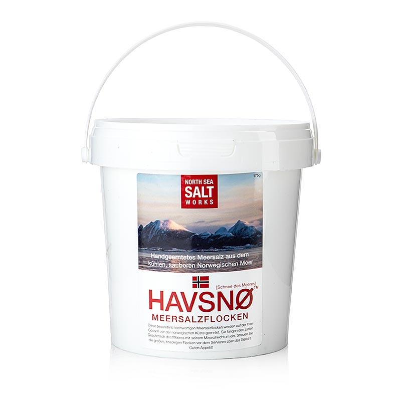HAVSNØ havsalt flager, 650 g, North Sea Salt Works (Norge), 650 g