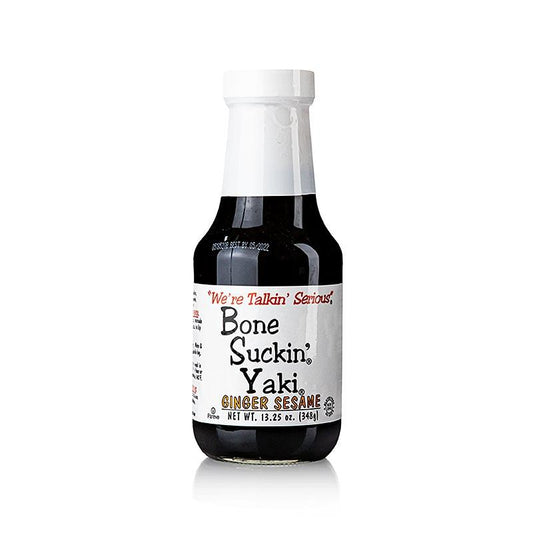 Bone suckin' Wing Sauce, Teriyaki & ingefær, Fords Food, 392 ml