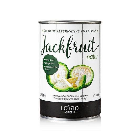 Jackfrugter, natur, veganer, Lotao, BIO, 400 g