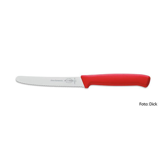 All-purpose kniv, med akselslibning, rød, 11cm, tyk, 1 stk