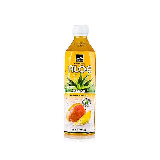 Aloe vera drikke, mango, tropisk, 500 ml