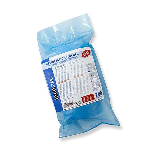 Refill Pack Rengøring / Desinfektion Håndklæder, Blå, 200 stk., 1 st